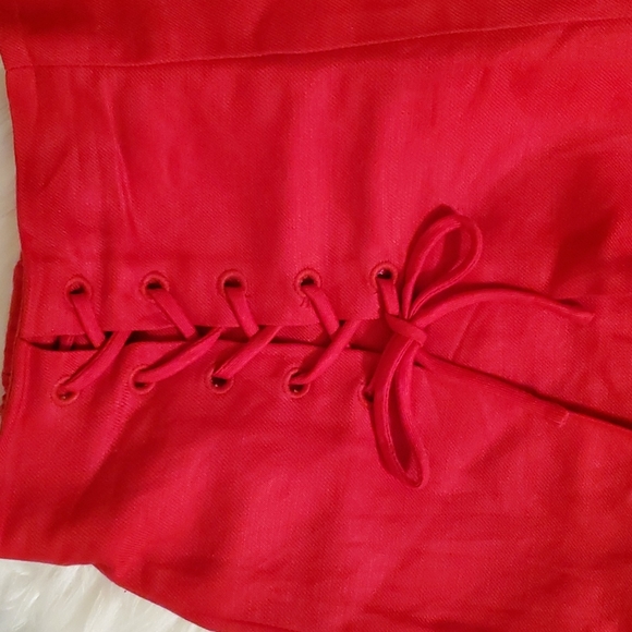 #33 Target corset lace up linen short - Picture 3 of 9